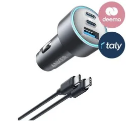 Anker 335 Car Charger(67W) Bundle - Black